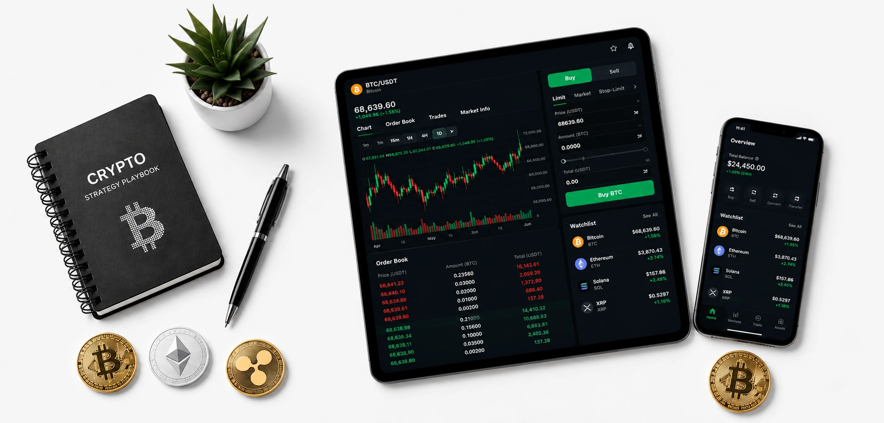 Crypto Exchange Dashboard