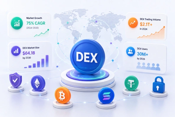 Decentralized crypto exchange development
