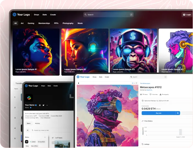 Opensea Clone Script