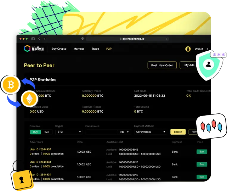 P2P Crypto Exchange Development Company